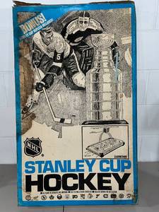 lot 21B image: Vintage Coleco NHL Stanley Cup Hockey Tabletop Game with Box
