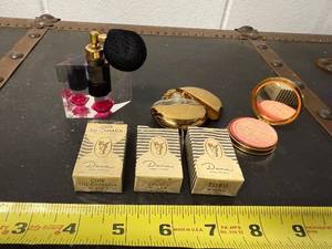 lot 60B image: Vintage Dana Perfume Soaps and Vanity Accessories Collection