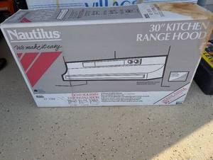 lot 159 image: New Nautilus 30 Inch Kitchen Range Hood in Box