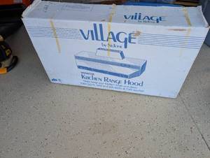 lot 160 image: New Village by NuTone VNN8336 Twin-Blower Convertible Range Hood in Box