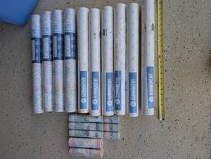 lot 163 image: Assorted Lot of 12 Wallpaper Rolls Sunworthy and C&A Wallcoverings