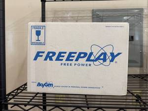 lot 185 image: Freeplay Lamp by BayGen C. Crane Co. in Original Box
