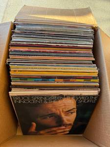 lot 214 image: Collection of Vintage Vinyl Records including Bruce Springsteen, Tina Turner, Men at Work