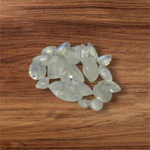 lot 58 image: 14.70 Carat Total Weight Natural Faceted Moonstone Parcel Retail $735