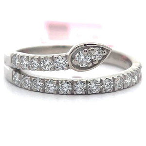 lot 48 image: 0.54 Carat Diamond PavCoiled Snake Ring Retail $345 VIDEO