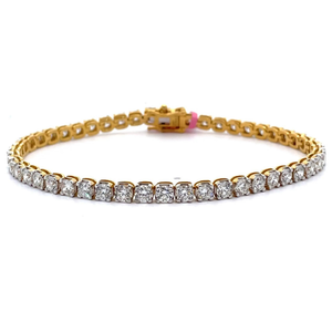 lot 15 image: Gorgeous and New 7.00 Carat Diamond Tennis Bracelet Retail Tag Attached