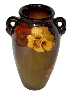 lot 10D image: K - Antique 1920s Roseville Rozane Royal Vase