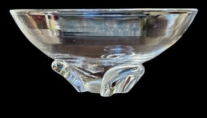 lot 12D image: LR - Vintage Steuben Floret Crystal Bowl by Donald Pollard