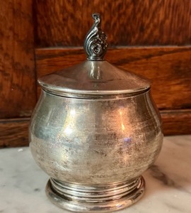 lot 35D image: K - Royal Danish International Sterling Covered Sugar Bowl