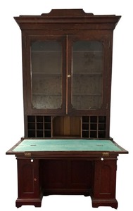 lot 9R image: MB - Antique Secretary Bookcase