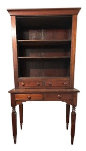 lot 24R image: U - Antique Wooden Plantation Desk