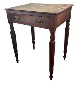lot 81R image: MB - Vintage Wooden Accent Table
