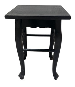 lot 190R image: MB - Petite Black Vintage Accent Table
