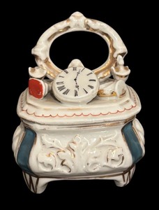 lot 227R image: MB - Fancy Antique Porcelain Fairing Box