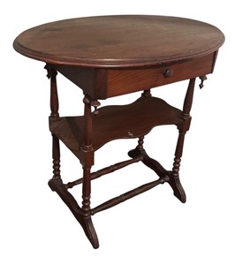 lot 234R image: BR - Vintage Wooden Accent Table