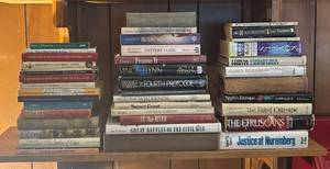 lot 308R image: FR - Large Collection of Books Including History, Nature, and Reference Titles