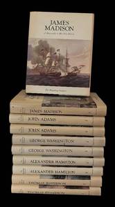 lot 321R image: FR - Set of 10 The Founding Fathers Biographies Hardcover Books