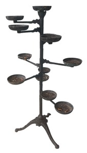 lot 428R image: FP - Cast Iron Multilevel Planter Stand