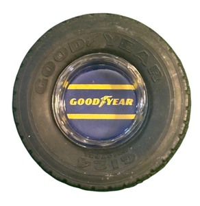 lot 439R image: FR - Vintage Goodyear Tire Ashtray with Glass Insert