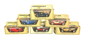 lot 474R image: FR - Set of 6 Matchbox Models of Yesteryear Diecast Cars
