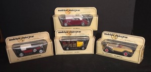 lot 482R image: FR - Set of 4 Matchbox Models of Yesteryear Diecast Cars