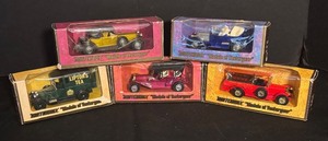lot 485R image: FR - Set of 5 Matchbox Models of Yesteryear Diecast Cars and Trucks