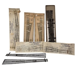 lot 497R image: LL - Variety of Model Train Turnouts and Track Pieces