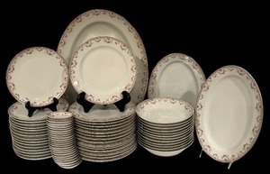 lot 552R image: LL - Vintage Haviland Limoges France Liz Pattern China