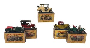 lot 560R image: LL - Set of 5 Matchbox Models of Yesteryear Diecast Cars