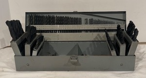 lot 575R image: LL - Large Indexed Drill Bit Set in Metal Case