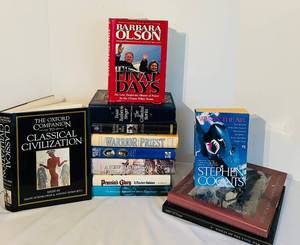 lot 460C image: LR - Collection of 11 History and Literature Books Including The Oxford Companion to Classical Civilization
