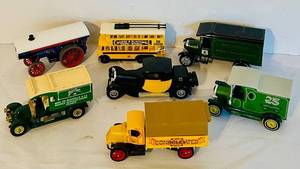 lot 504C image: LR - Lot of 7 Vintage Matchbox Models of Yesteryear Diecast Vehicles