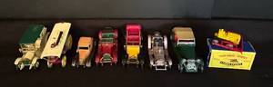 lot 534C image: DR - Set of 8 Vintage Matchbox Lesney Models Die-Cast Cars and Truck