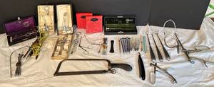 lot 536C image: DR - Collection of Vintage Medical Instruments and Surgical Tools