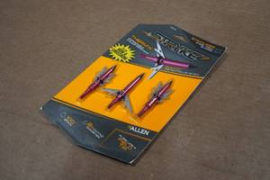 lot 94 image: Allen Strike Therm-X Bow or Crossbow Broadheads