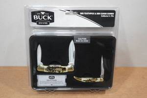 lot 105 image: Buck Knives Toothpick & Canoe Comb Knife Set