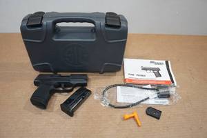 lot 1T image: Sig Sauer P365 9mm Semi-Auto Pistol - 2 Magazines