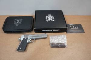 Springfield Armory 1911 Mil-Spec Stainless Steel .45 ACP Semi-Auto Pistol