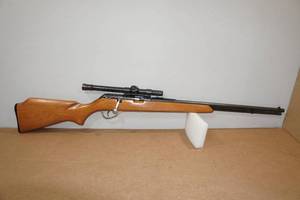 lot 1N image: Revelation Model 110 .22 SLLR Bolt-Action Rifle - Weaver B4 Scope