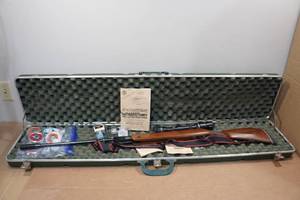 lot 2T image: RWS Diana Model 36 Pellet Rifle in Case with Scope and Accessories
