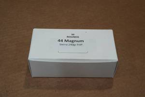 lot 188 image: 50 .44 Magnum 240 Gr Sierra FHP Ammo