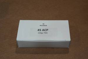 lot 189 image: 50 .45 ACP 230 Gr FMJ Ammo