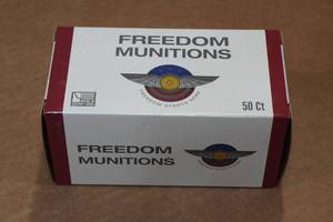 lot 205 image: 50 Freedom Munitions 5.56mm NATO 55 Gr FMJ Ammo