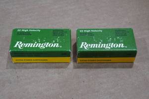 lot 224 image: 100 Remington .22 Short 27 Gr HP Ammo