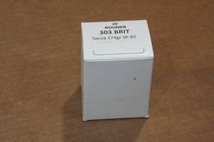 lot 252 image: 20 .303 British 174 Gr Sierra SP BT Ammo