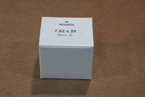 lot 287 image: 30 7.62 x 39mm Sierra SP Ammo