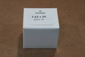lot 289 image: 30 7.62 x 39mm Sierra SP Ammo