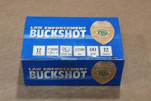 lot 300 image: 10 NSI LE Buckshot 12 Gauge 2-34 00 Buck Shotshells