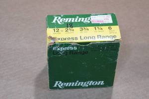 lot 310 image: 18 Remington Express 12 Gauge 2-34 6 Shot Shotshells