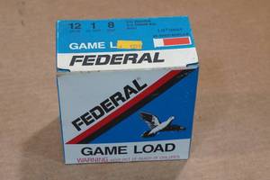 lot 322 image: 25 Federal Game Load 12 Gauge 2-34 8 Shot Shotshells